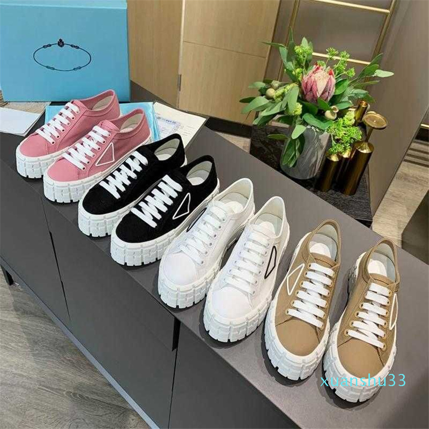 

Sports Shoes Women Lace-Up Shoe Lady Sneakers Fashion White Black Sneaker 100% Bright Lacquer Leather Thick Bottom Designer Platform Womens00, Blue