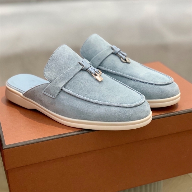 

Dress Shoes Boots Leather Tassel Women Flat Mules Summer Walk Slides Suede Closed Toe Half Loafers Surround Comfort Casual Slippers Woman 221116, Khaki
