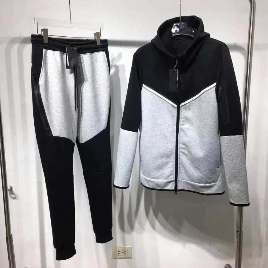 

thick Designer men sportwear tech fleece pant tracksuit mens long sleeve jacket pant jogger casual techfleece tracksuits hoody womens, Jacket 1