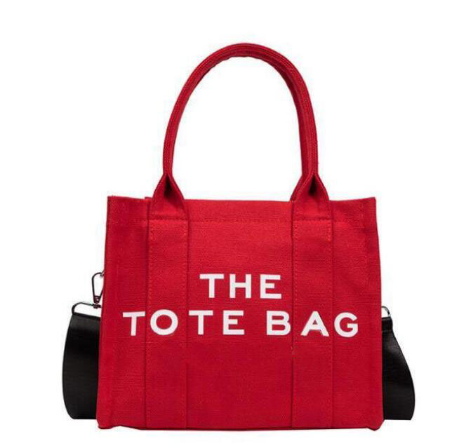 

totes bag marc tote bag handbag Shoulder Bags Women Designer Fashion Clutch Casual Canvas Handbags Summer Ladies Crossbody Letter Printing J002