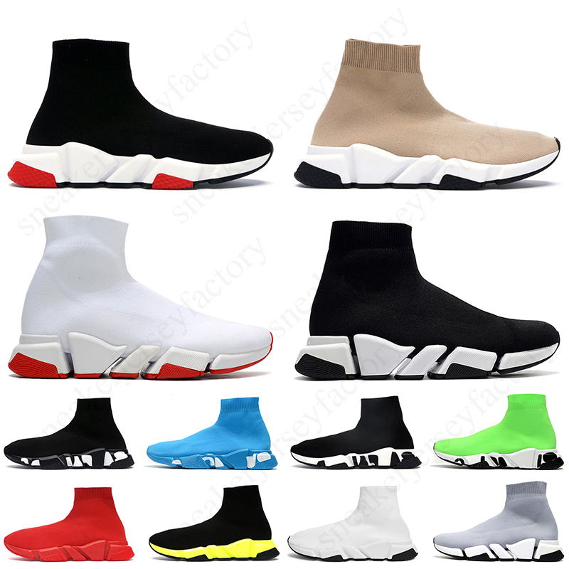 

Designer Sock Shoes 2 Triple Black White S Red Beige Casual Sports Sneakers Socks Trainers Mens Women Knit Boots Ankle Booties Platform Shoe Speed Trainer Winter Boot, D31 green 36-40