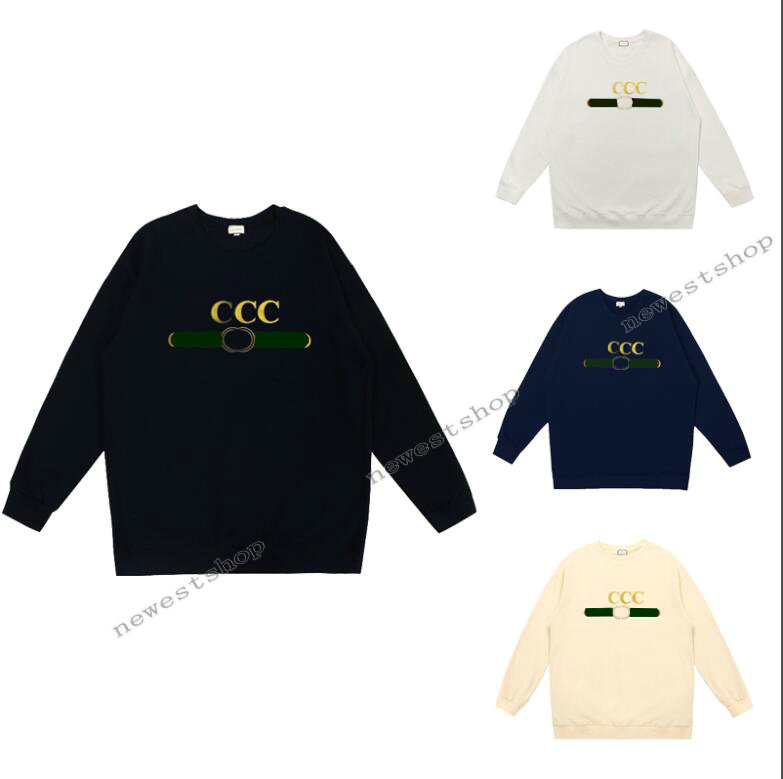 

2022 Winter Europe Paris Designer hoodies mens stripe print Sweatshirt Women Hoody fashion letter printing Jumpers Designers Sweatshirts, White