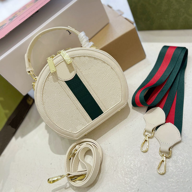 

Cosmetic Bags Cases Designer Bags Women Fashion Tote Bag Lady Handbag Marmonts Leather Letter Mini Round Purse Crossbody Wallet Luxury Evening bag, 1#150202#size20cm