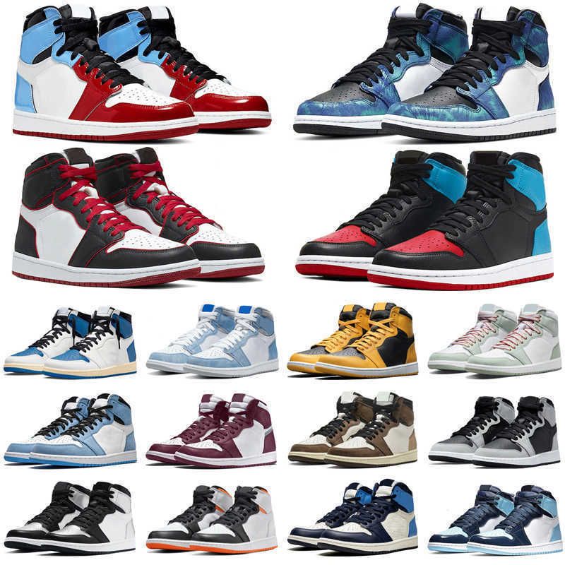 

Dropshipping Bordeaux 1s High Og Basketball Shoes Men Women Jumpman 1 Military Blue Prototype Hyper Royal Pollen Dark Mocha Mens Jordon, #35