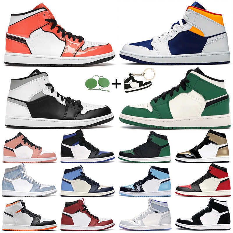 

Women Men Sports Basketball Shoes 1s Mocha Black White Pink Green Chicago Obsidian University Blue Gold 1 Running Trainers Sneakers Jordon j, 24