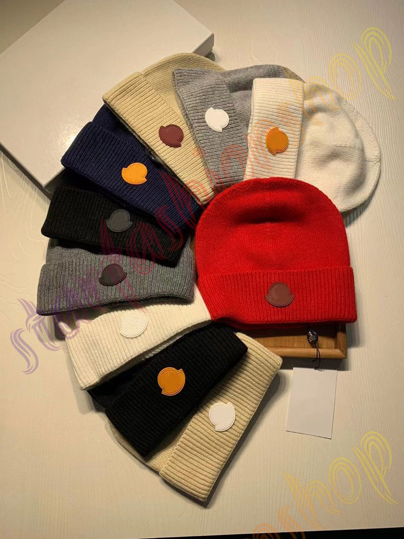 

Designer Beanie Dashion Hat Caps Knitted Hat Skull Winter Unisex Cashmere Letters Casual Outdoor Bonnet Knit Hats Solid colour logo, Color1