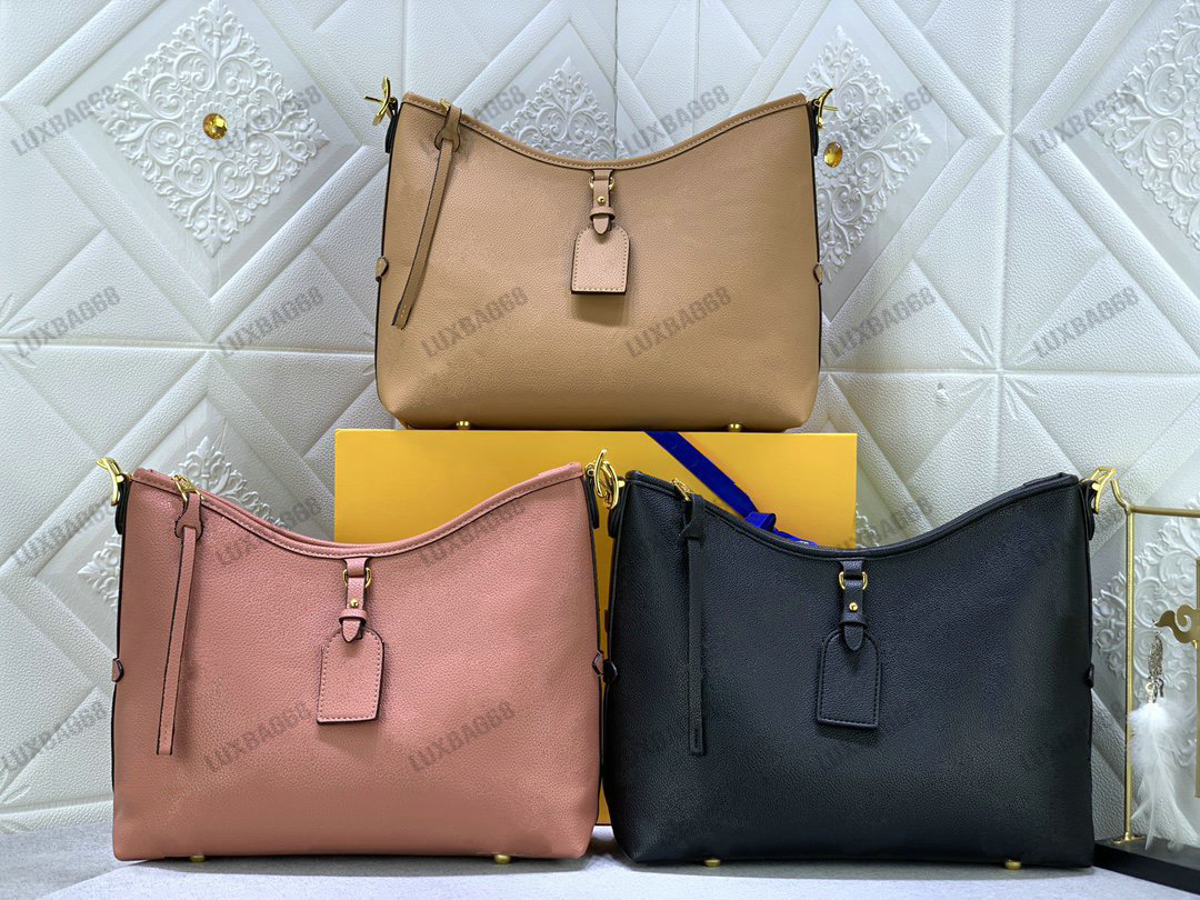 

23SS Designer 2PC Shoulder Shopping Bag Pink Carryall PM Hobo Carry All Handbag with Zipped Pouch Embossed Monograms Women Luxurys Tote Purse M46288, #01