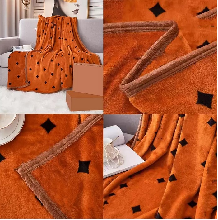 

2022 New Letter Designer Blankets Home Sofa Bed Sheet Cover Flannel Warm Throw Blanket Four Seasons 150 200CM