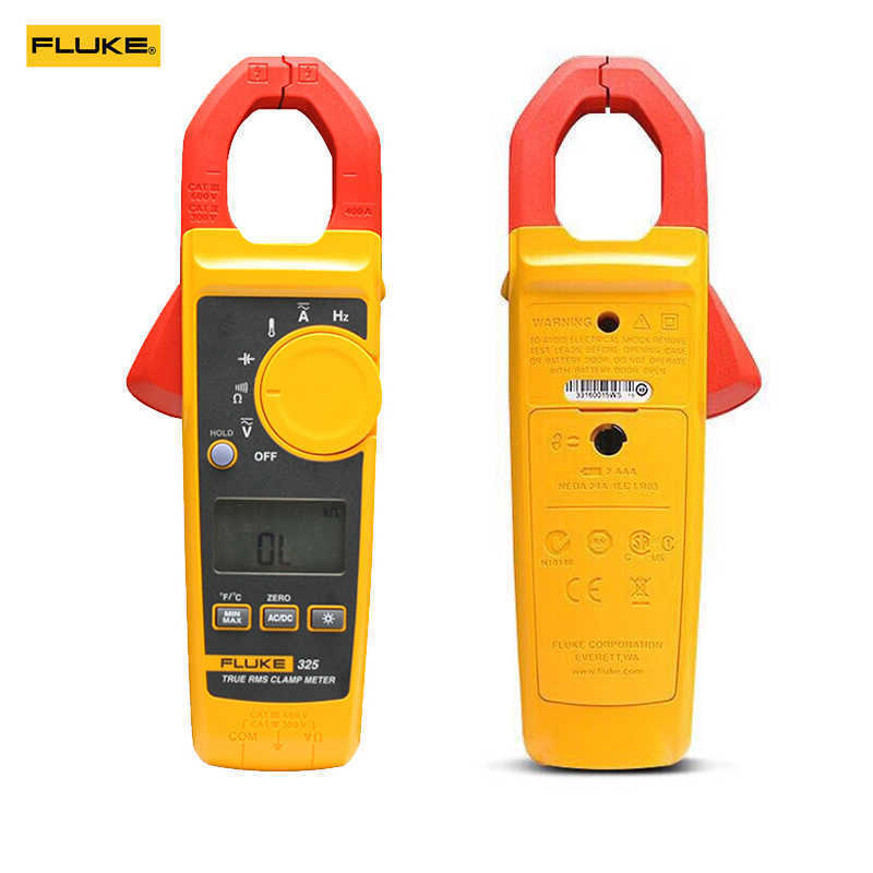 

Fluke 325 True RMS Clamp Meter AC DC Amperimetric Professional Voltmeter Digital Ammeter Pliers Electrician Current Tester