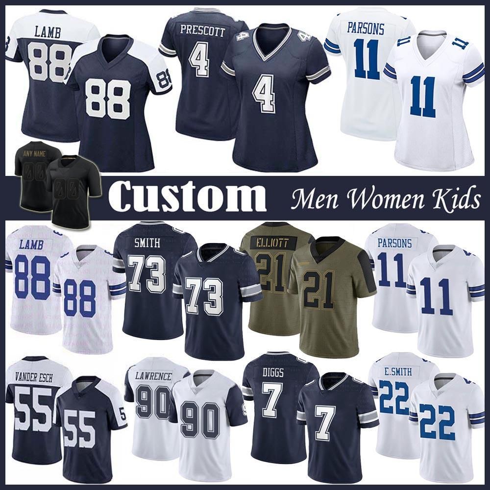 

Jersey Custom Dallas''Cowboys''4 Dak Prescott CeeDee Lamb Men Football Micah Parsons Ezekiel Elliott Trevon Diggs Demarcus Lawrence Leighton, Picture1