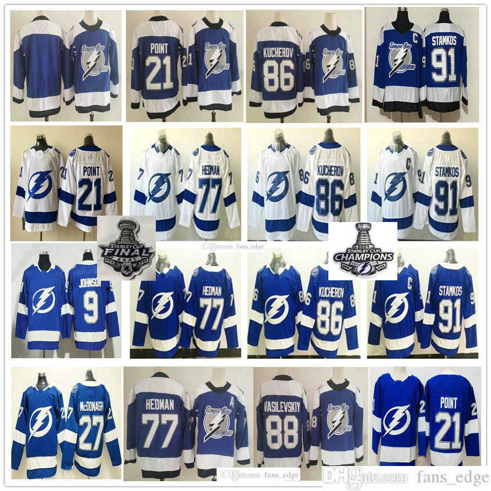 

Jersey 2021 Reverse Retro Tampa Bay Lightning 91 Steven Stamkos''Nhl''Jersey 21 Brayden Point 86 Nikita Kucherov Victor Hedman 88 Vasilevskiy Stanley, As picture men size s-xxxl