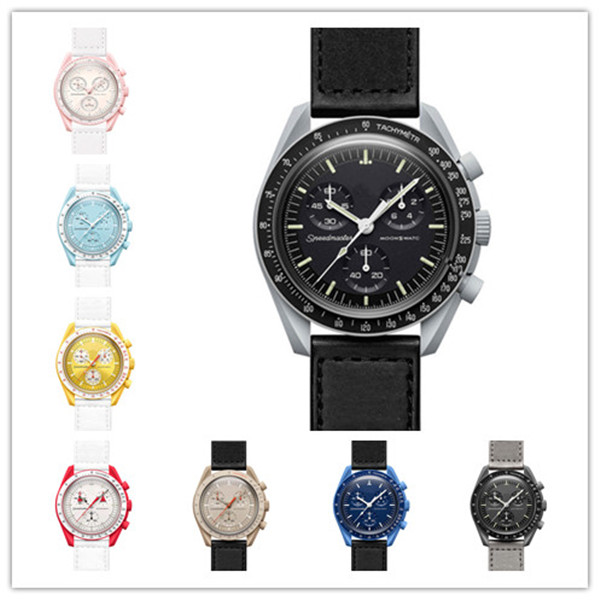 

moonswatch Bioceramic Planet Moon Men's Watches Full Function Quarz Chronograph designer Watch Mission To Mercury 42mm Luxury Watch Limited Edition Wristwatches