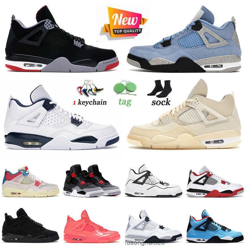 

2023 Arrival Basketball Shoes 4 4s Iv Jumpman Bred Sail University Blue Starfish Mens Women White Cement Off Trainers Sneakers 36-4 Jordon, D13 purple metallic 36-47