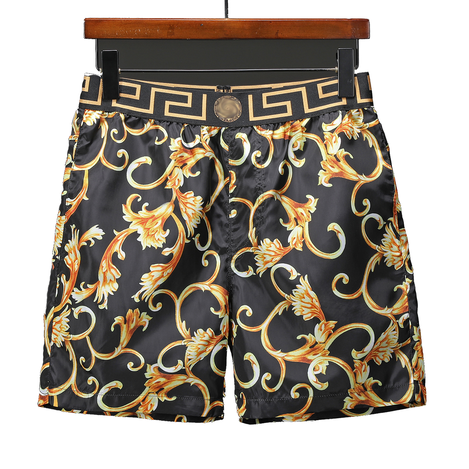 

Mens Womens Designers Shorts Summer Fashion Streetwears Clothing Quick Drying SwimWear Printing Board Beach Pants #19, Black