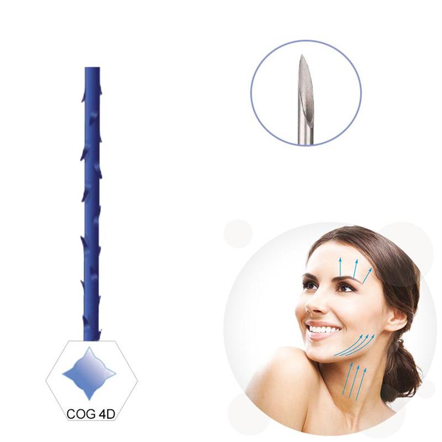 

Other Tattoo Supplies 5Pcs Per Pack PDO Korea Barbed Cog 4D Sharp Needle Shaping Polidioxanona Hilos Tensores Faciales Lifting Face Lif2179