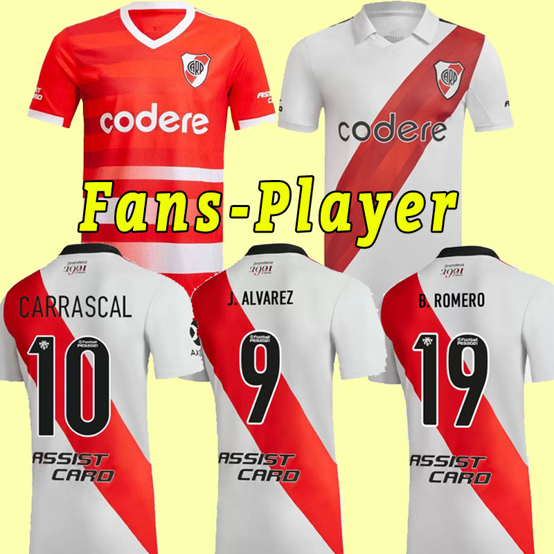 

2022 2023 River Plate soccer jerseys 22 23 Camiseta de futbol home away DE LA CRUZ QUINTERO BORRE FERNANDEZ PRATTO PONZIO FOOTBALL SHIRTS mens kit, Home+patch