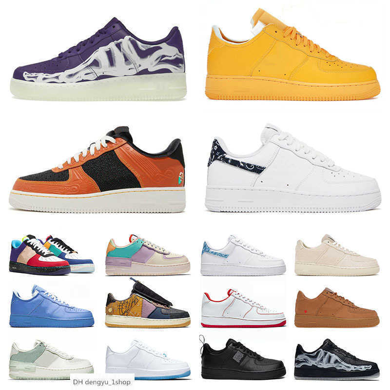 

Brand Discount 1 One Low Designer Mens Womens Basketball Shoes Paisley Black White Skeleton Purple Mca Sports Sneakers Cactus Jack T designer shoe OG, C21 36-45 shadow pistachio frost