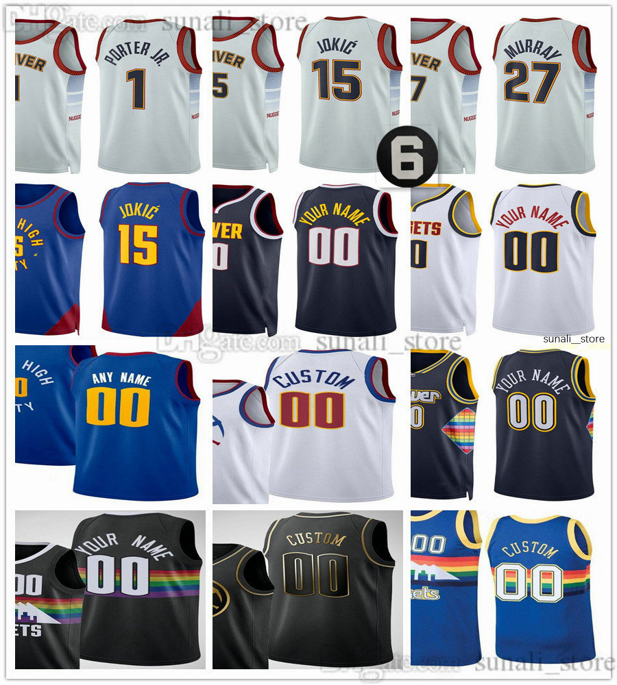 

2022-23 City White 15 Nikola Basketball Jokic Jerseys Michael 1 Porter Jr. Jamal 27 Murray Aaron 50 Gordon Kentavious 5 Caldwell-Pope Bones 3 Hyland Jeff 32 Green Printed