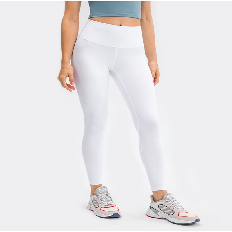 

LU-07 LU new Align Women's Yoga Legging sports high elastic fitness pants soft high waist hip lift, White