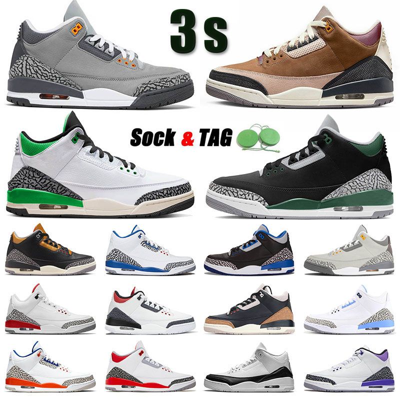 

3s pine green Jumpman 3 mens basketball shoes cool grey katrina fire red cardinal desert elephant slim shady archaeo brown jth white cement 3m black deisgner sneakers, 001 40-47 fire red 2022