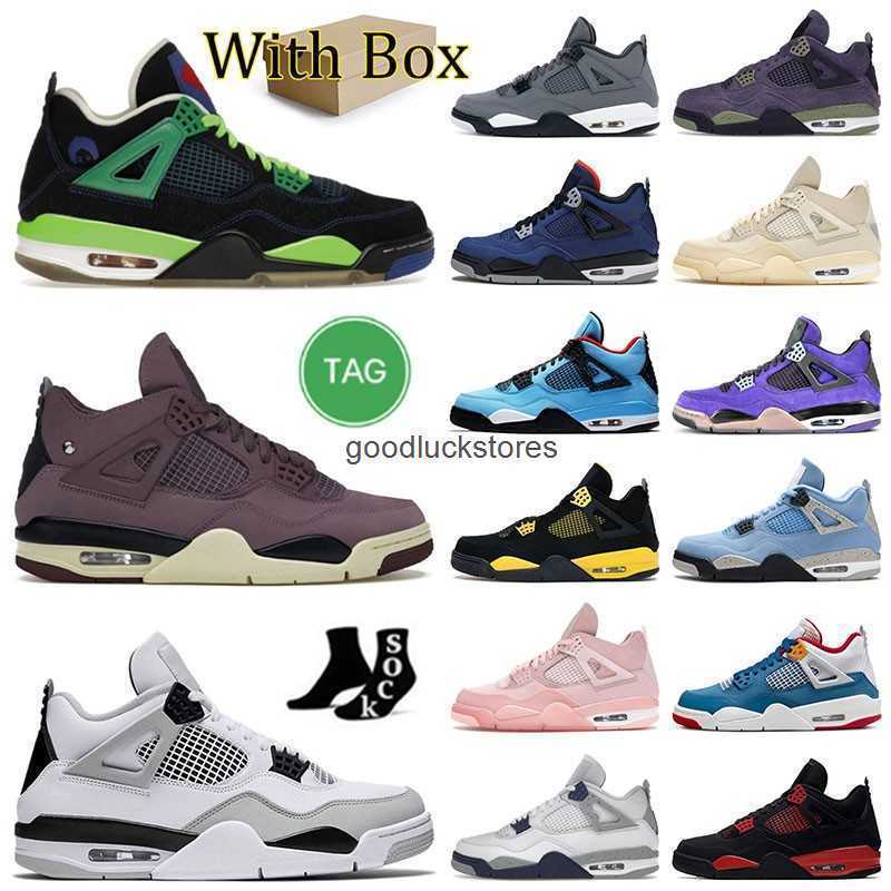 

Suppers Mans Jumpman 4 Retos Basketball Shoes Designer Womens Sneakers J4 Militarys Black Cat 4s Doernbecher J4s Violet Ore Canyon Purple, J16 40-47 infrared