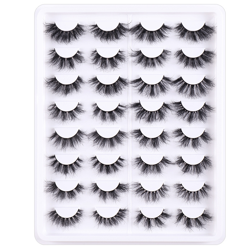 

Handmade Reusable Mink False Eyelashes Curly Crisscross Messy Multilayer Thick 3D Fake Lashes Extensions Makeup Accessory for Eyes 3 Models DHL