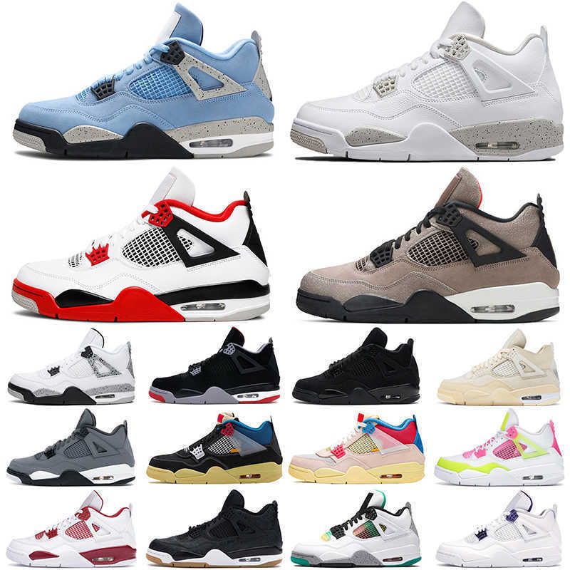

Wholesale Jumpman 4s Desert Moss Basketball Shoes for Men Women 4 University Blue #43 Taupe Haze Bred Sail Court Purple Mens Trainejordon, #31