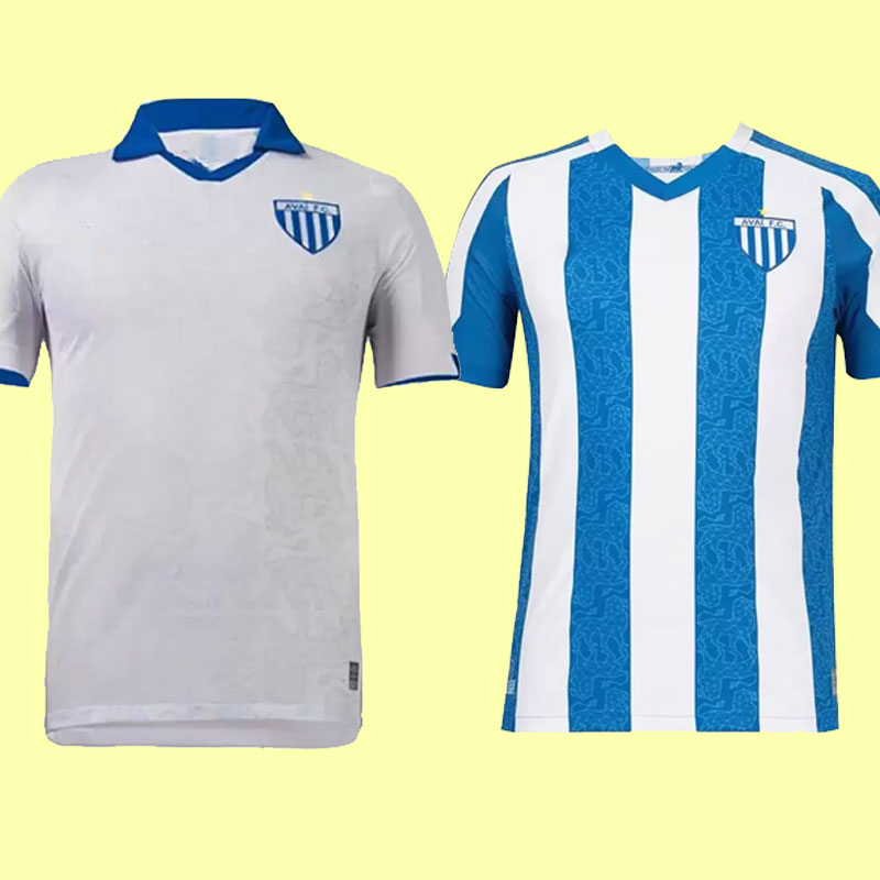 

2022 Avai FC Soccer Jerseys Leao da Ilha Away White Avai Mauricio Leandro da Silva Betao Alemao Luan Cappa Simiao Marquinhos Romulo 22/23 Football Shirt uniform, Home