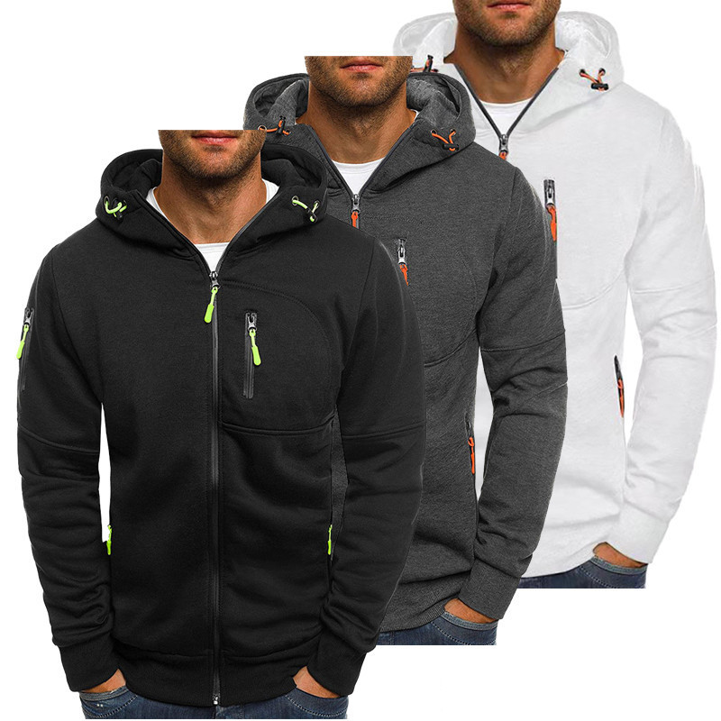 

Mens Hoodies Sweatshirts Men Jackets Coats Fashion Long Sleeve Zipper Male Tracksuit Casual Autumn Winter Hoodie Streetwear 221117, Wine red