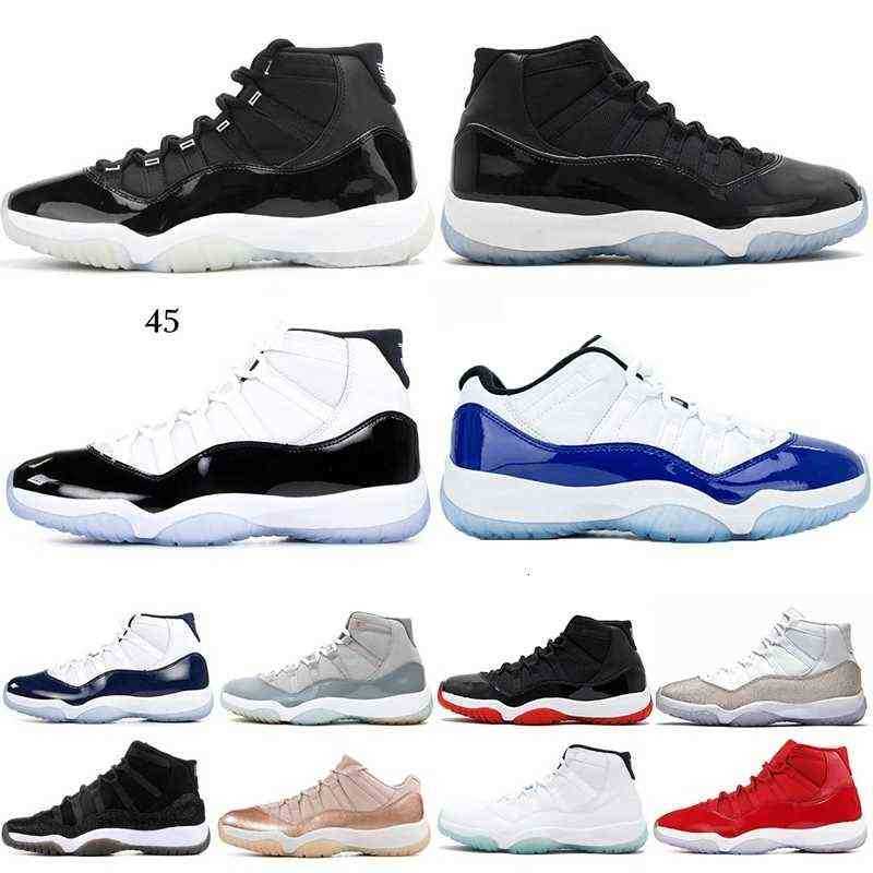 

New Bred 11 11s Outdoor shoes 25TH ANNIVERSARY Space Jam Concord 45 legend blue infrared 23 Emerald Mens trainers Sneakers 5.5-13, Box