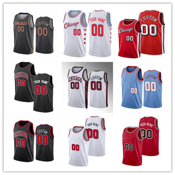 

Chicago Custom Men Womens Youth DeMar 11 DeRozan 9 Nikola Vucevic Zach 8 LaVine 2 Lonzo Ball 0 Coby White Basketball Jerseys Black Red Bulls, Colour