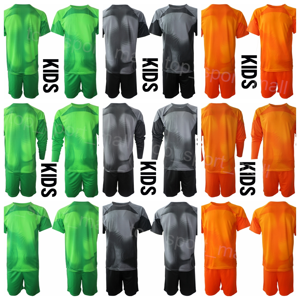 

Club Team Long Sleeve Goalkeeper Soccer 1 Ivo Grbic Jersey Set Jan Oblak Antonio Adan David de Gea Thibaut Courtois Antonio Gomis Football Shirt Kits Men Youth MaJing, Kids