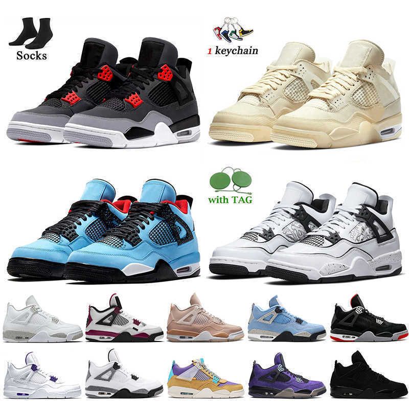 

Fashion Womens Mens Jumpman 4 4s Basketball Shoes Infrared Sail Diy Shimmer Fire Red Sneakers Trainers Black Cat Sajordon, B13 university blue 36-47