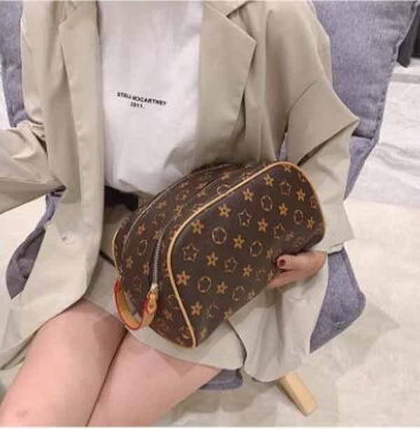 

Hig quality Mens Women Bag wallet travelling large capacity Wash Cosmetic Toilet Pouch Beauty Makeup Case Pochette Double Zippy Kits Shopping bags, Multi