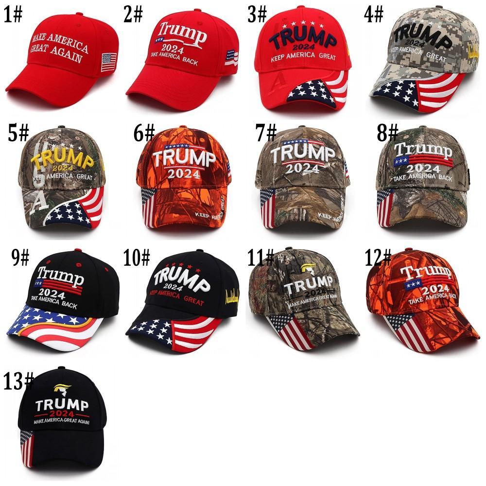 

President Donald Trump 2024 Hat Camouflage Baseball Ball Caps Women Mens Designers Snapback US Flag MAGA Anti Biden Summer Sun Visor Cpa4244 1117
