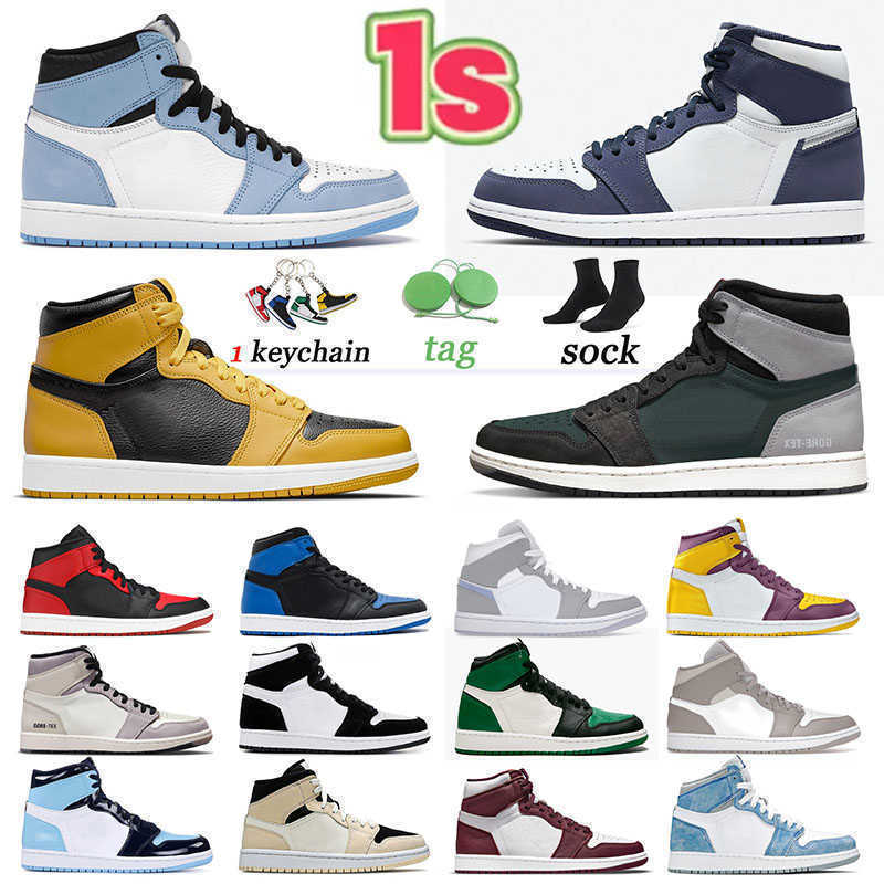 

1 High OG Jumpman 1s Mens Basketball Shoes Dark Marina Blue Seafoam Midnight Navy Pollen Hyper Royal University Blue Twist Women PXRO