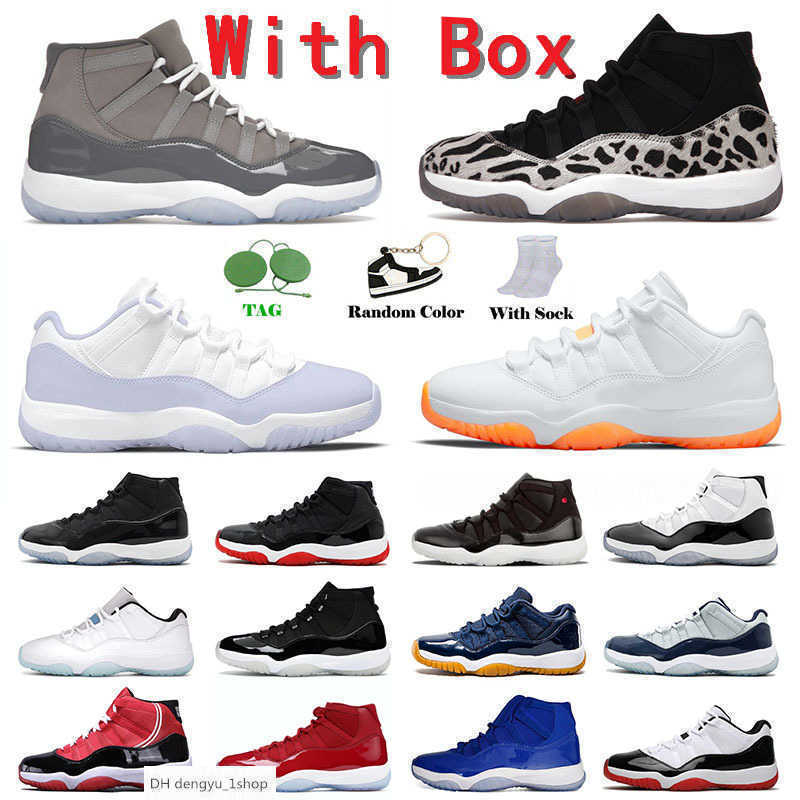 

Basketball Shoes Sports Sneakers Trainers Cool Grey Concord High Designer Violet Low Legend Blue Animal Instinct 11 11S Jumpman Origin OG shoe, 36-47 high white bred