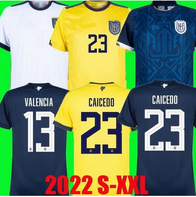 

Ecuador 2022 World Cup soccer jerseys Pervis Estupinan home away third 22/23 J. Cifuentes Gonzalo Plata Michael Estrada football shirts Sarmiento CAMPANA HINCAPIE