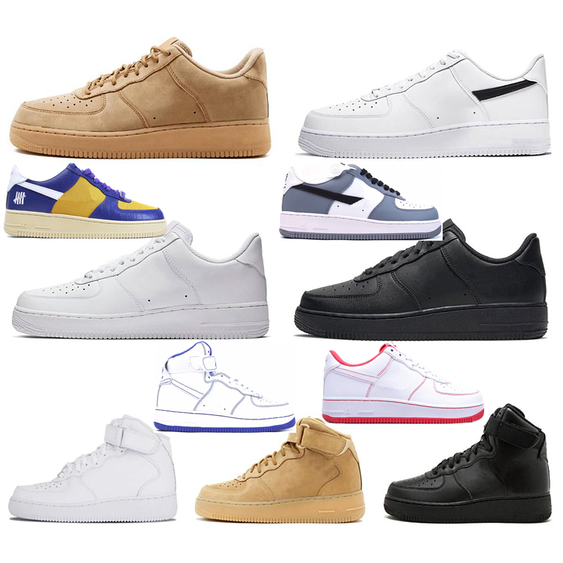 

Fashion Classic 1s OG Mens Casual Running Shoes One Low Designer Women White Black wheat 1 Mens Outdoor Sports Sneakers 2023 TOP Platform Skate Training Shoe Size 36-45