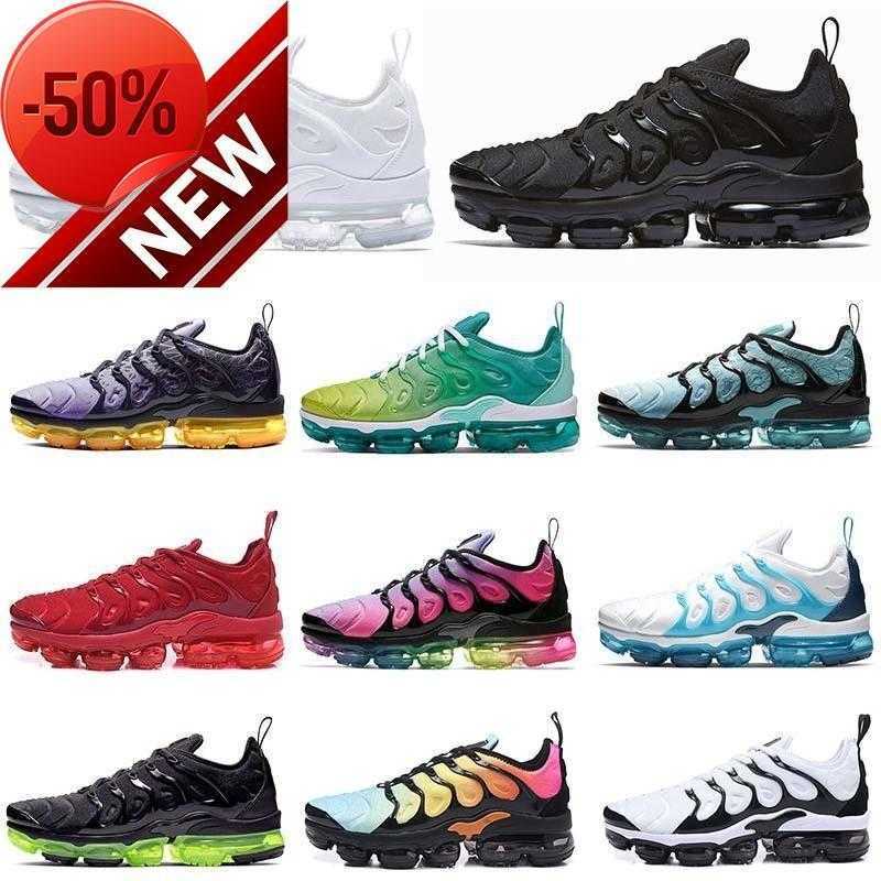 

Running Shoes Tn Plus Running Shoes For Men Women Triple Black White Pink Rise Regency Purple Lemon Lime Volt Mens Trainers Sports Sneakers 36 -47 06OF G5X5, No shoes