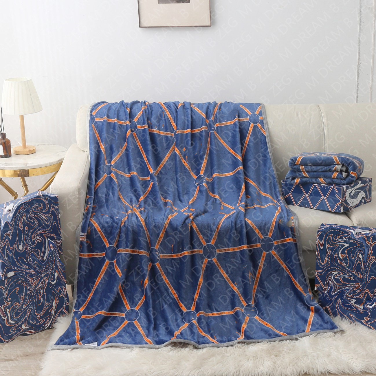 

Popular Designer Blanket Classic Brand Letter G L D C Car Travel Bath Towel Soft Coral Fleece Delicate Throw Blankets HT1673