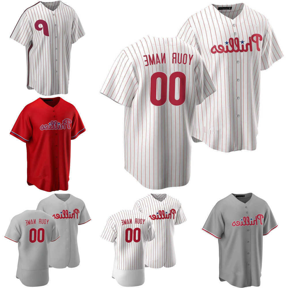 

2022 Custom Jersey Mens Philadelphia''Phillies''Rhys 17 Hoskins Andrew 22 McCutchen Aaron 27 Nola Nick 43 Pivetta Baseball Jerseys, Color