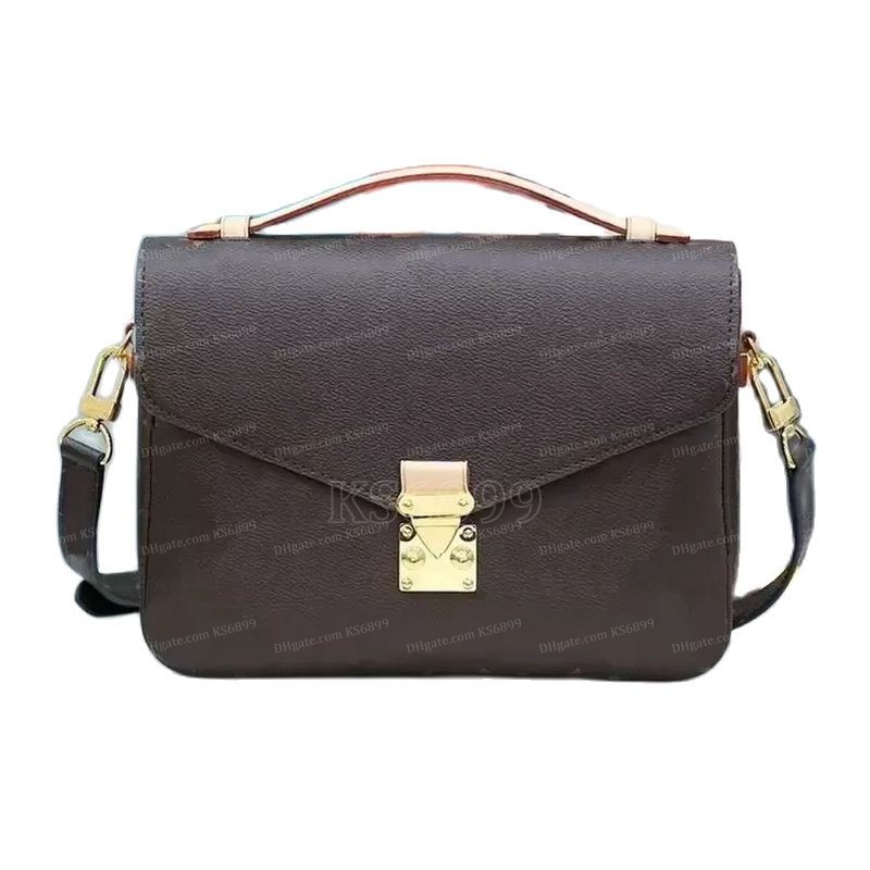 

Designers Bags Crossbodys Women Handbag Messenger Oxidizing Leather METIS Elegant Shoulder Bags Crossbody Bag Shopping Tote With Original DustBag KS6899, Embossed black