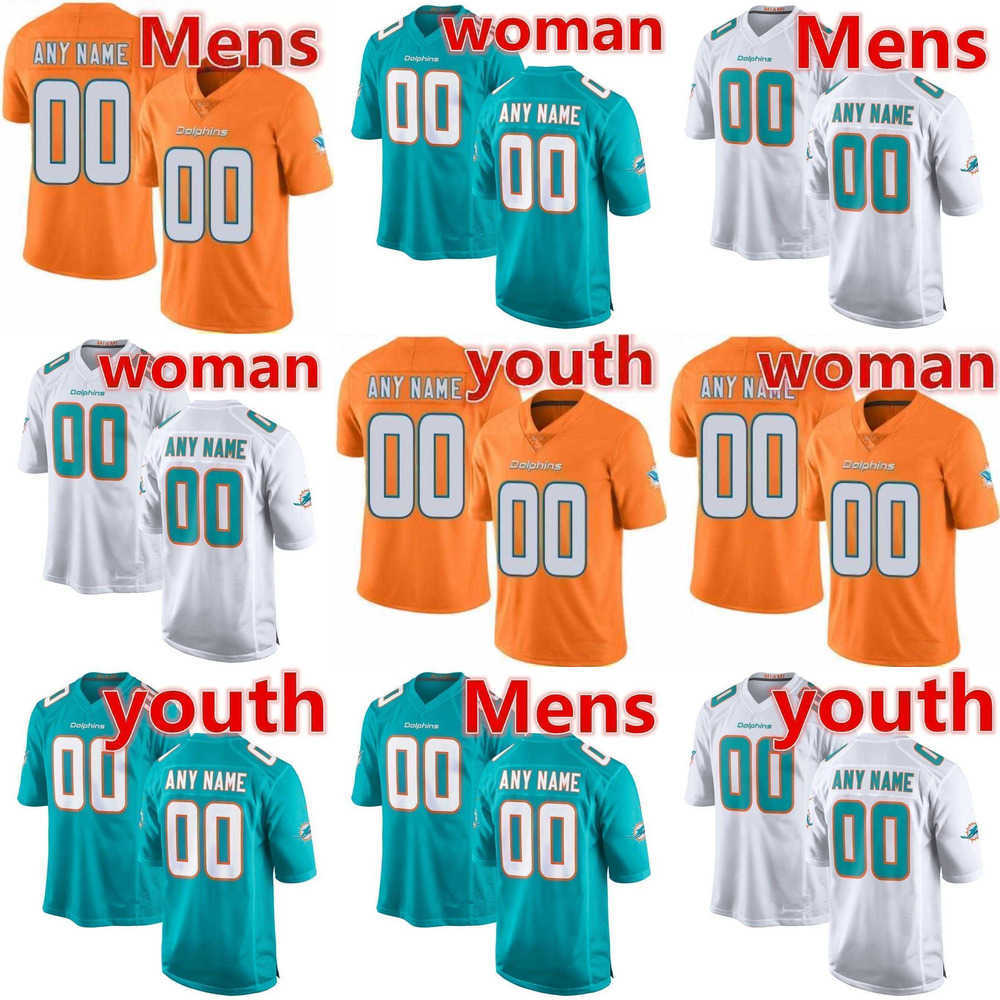 

Football Jerseys custom Miami''Dolphins''men women youth jersey 13 Dan Marino 11 DeVante Parker 1 Tua Tagovailoa 99 Jason Taylor 17 Jaylen Waddle, Color