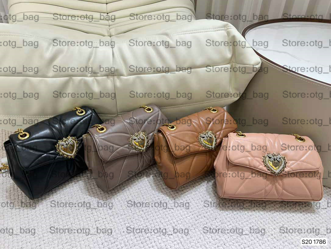 

Devotion Chains SICILY Shoulder Bag Quilted Leather Heart Women Luxury Flap With Magnetic Closure Ladies Designer Cross body Message Gold Hardware Letter Pearl, Customize