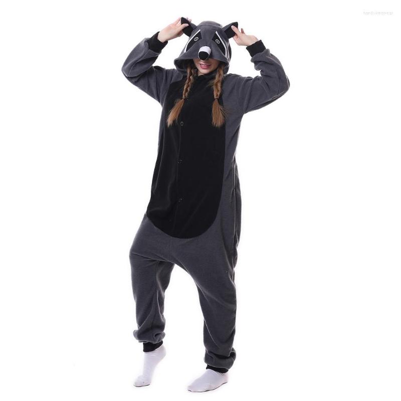 

Onesies Pajama Raccoon Anime Costumes cosplay Kigurumi Anime Adults Cat Bear Shark Dragon Jumpsuit Christmas Gift