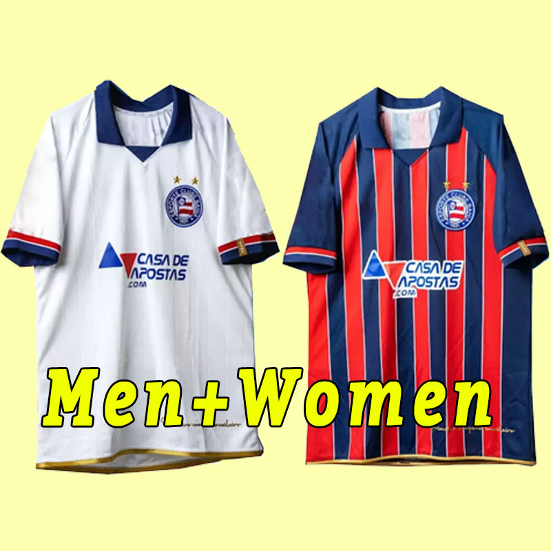 

90th EC Bahia GILBERTO Soccer Jerseys 2022 2023 Mens ROSSI FLAVIO RODRIGUINHO 22/23 Home Away Football Shirt Club Short Sleeve Camisetas de futbol Uniforms women girl, Home+patch