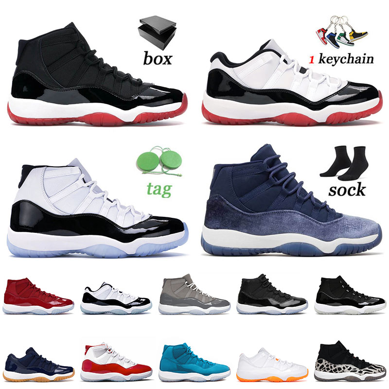 

Jumpman 11 11s XI Men Basketball Shoes 2023 Sports Midnight Navy Cap And Gown Jumpman Legend Blue Space Jam Mens Women Trainers Sneakers 36-47, B30 closing ceremony 40-47