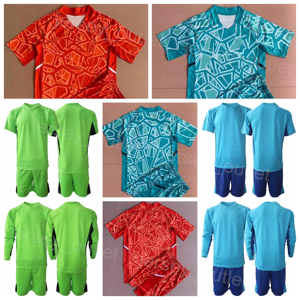 

Club Team Long Sleeve Goalkeeper Soccer Carlo Pinsoglio Jerseys Set Mattia Perin Gianluigi Buffon Giovanni Garofani Wojciech Szczesny Football Shirt Kits YouWen, Blue