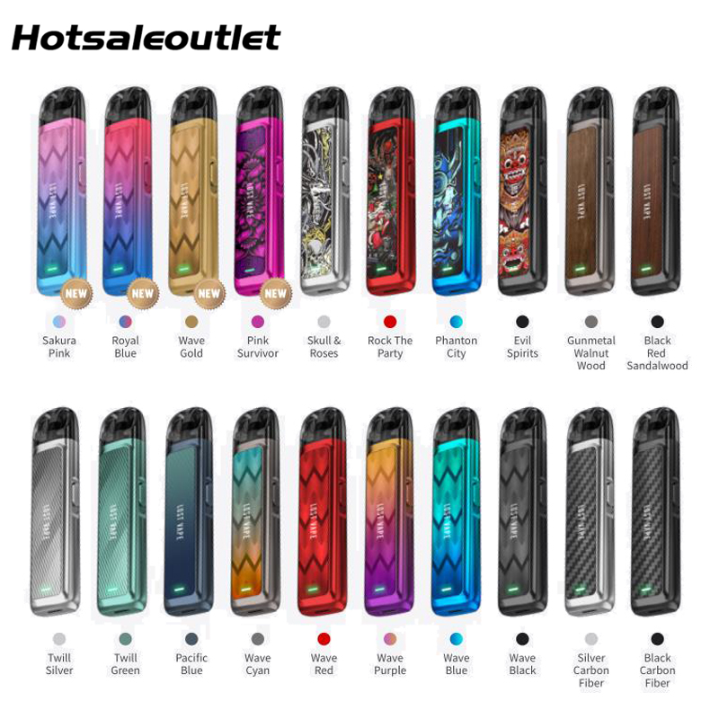 

Lost Vape Ursa Nano Kit 18W Max Output with 800mAh battery Capacity 2.5ML Pod fit 0.8ohm/1.0ohm Coil Replacement Type-C Fast Charging LED Indicator E-cigarette Authentic, Standard eiditon